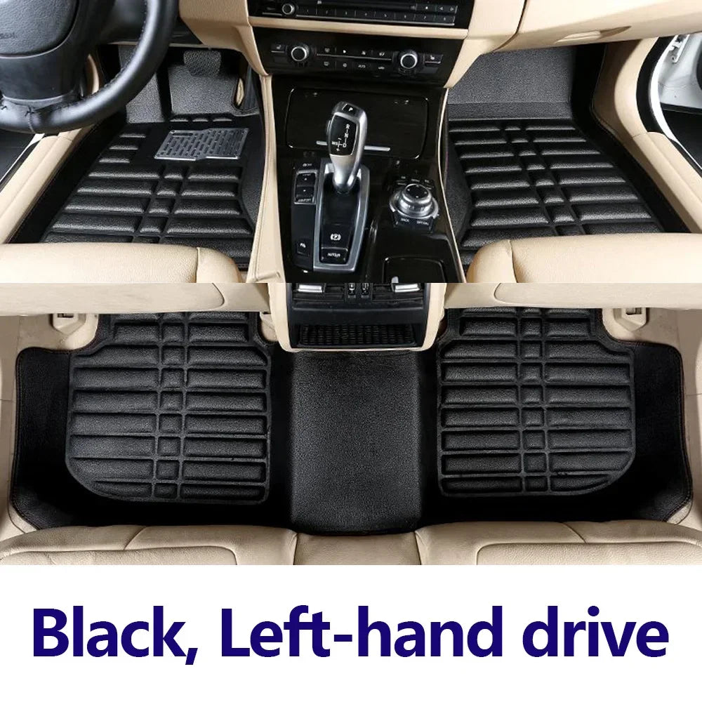 Car Floor Mat For Toyota RAV4 XA30 2006 2007 2008 2009 2010 2011 2012 Leather Pad Foot Carpet Left Hand Driver Cover Accessories