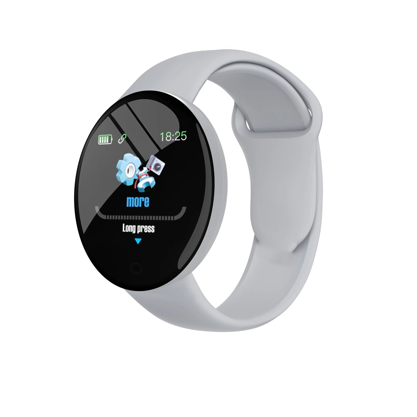 New D18 Smart Watch Heart Rate Monitor Men's Women's Smartwatch Round Fitness Digital Watches for Men Women Band Bracelet PK B41