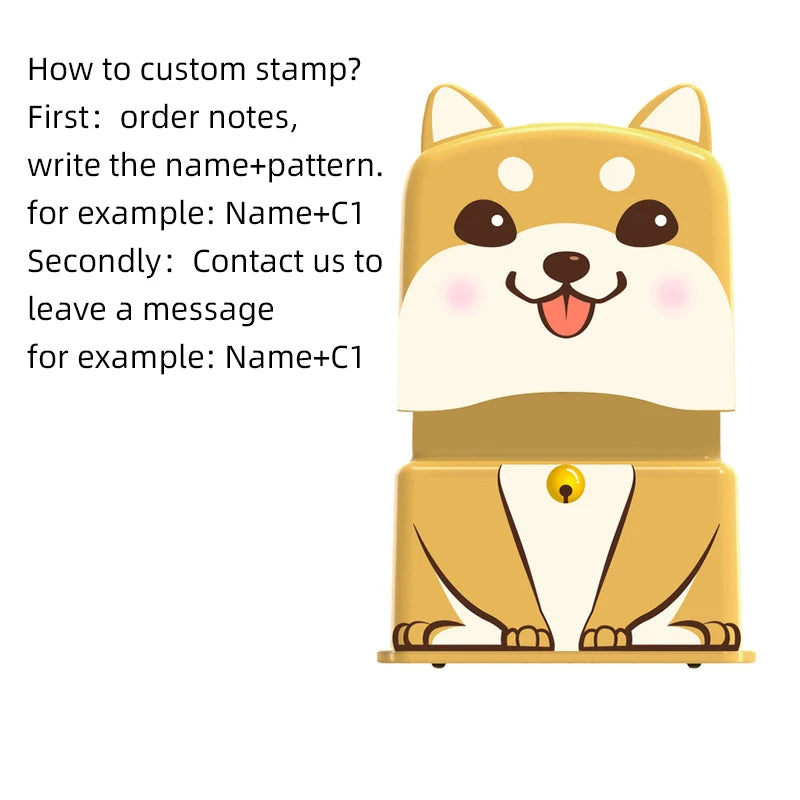 Customized Name Stamp Waterproof Toy Baby Student Clothes Chapter Wash not Faded Children's Seal Customized Stamp Gifts