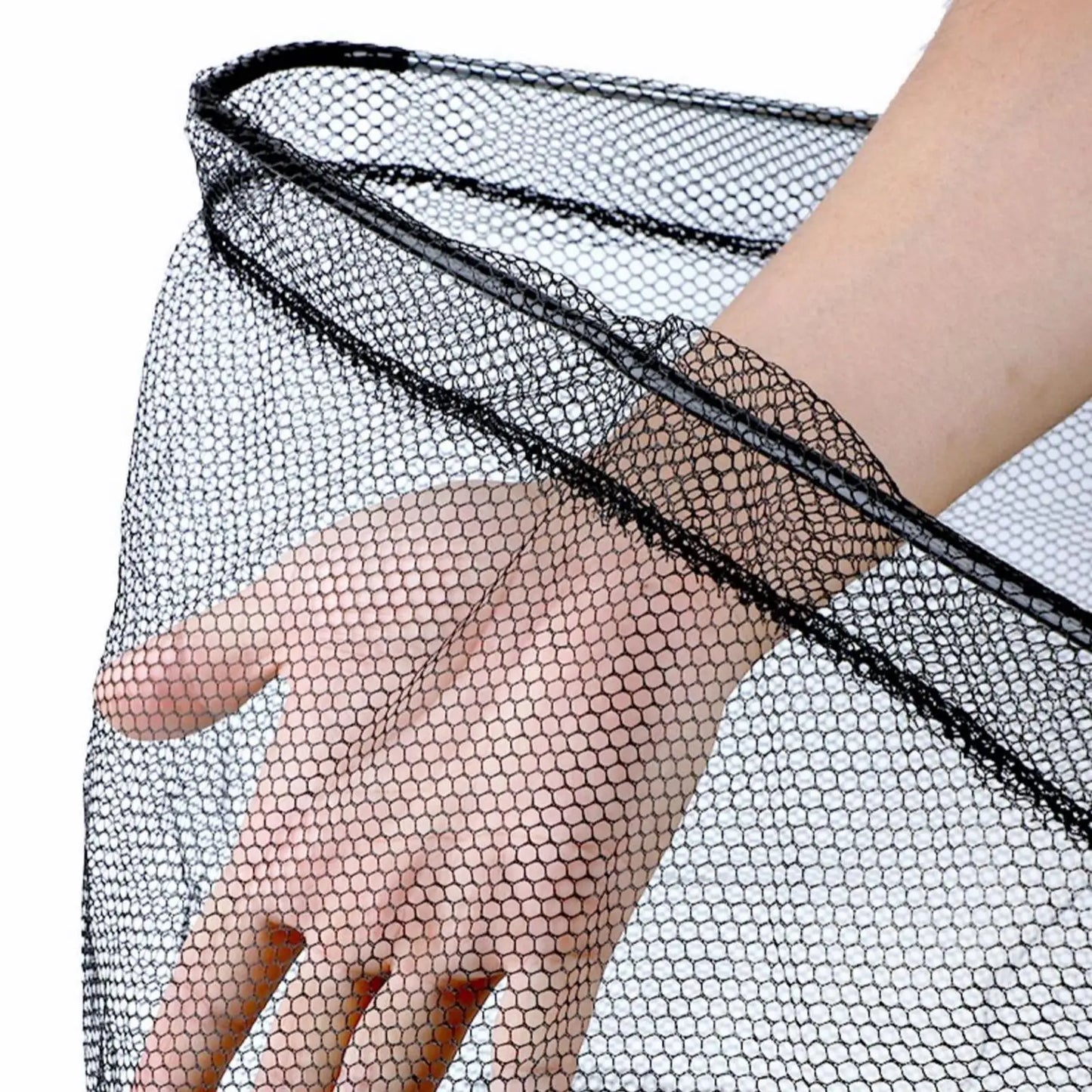 Portable Folding Fishing Landing Net Accessories Practical Stainless Steel Rod