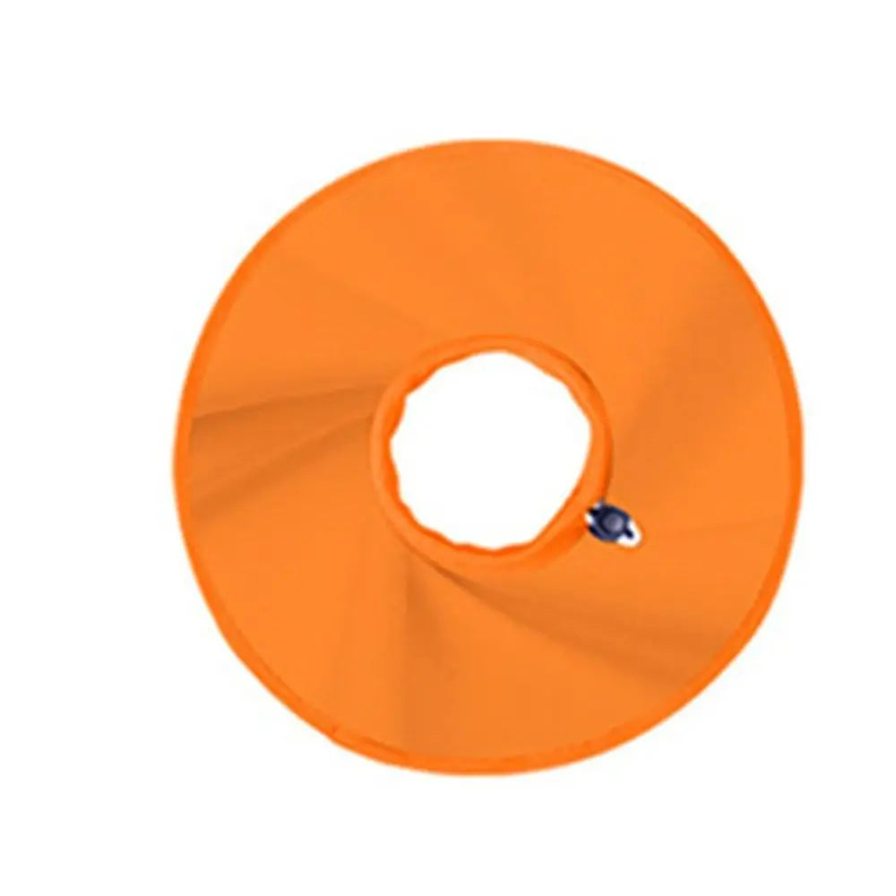 Adjustable Pet Recovery Collars Protective Oxford Cloth Cat Cone Elizabethan Collar Portable Anti Licking Pet Neck Cone Dogs
