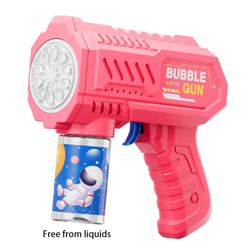 New Fully automatic children's bubble machine luminous toy gift bubble gun bubble stick without battery without bubble water