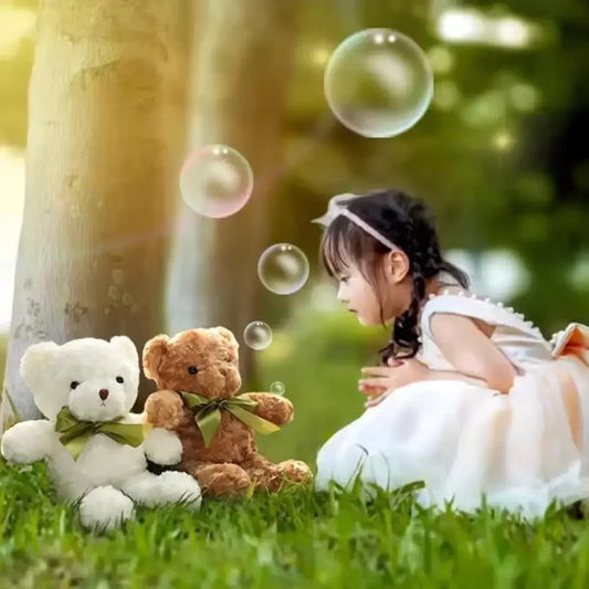 30CM Cute Classic Teddy Bear Plush Toy Soft Bow Bear Plush Pillow Doll Girl Valentine's Gift Wedding Accompanying Gift