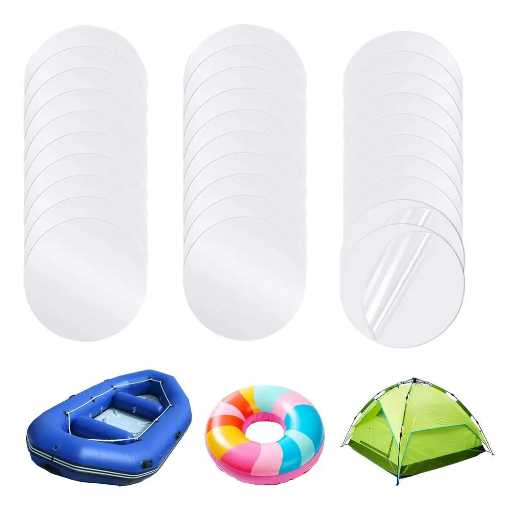 Air Mattress Repair Patch Kit Waterproof TPU Underwater Pool Patch Self-Adhesive Clear High Viscosity Repair Tape For Inflatable