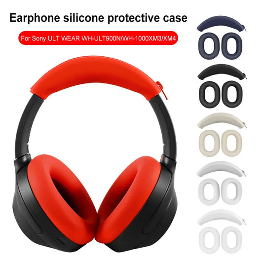 Replacement Silicone Ear Pads Cushion Cover Headphone Headsets EarPads Protective Case for Sony ULT WEAR WH-ULT900N WH-1000XM4