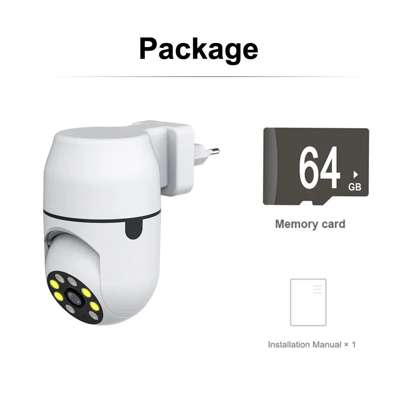 Tuya PTZ IP Camera Wireless Human Auto Tracking Cctv Security Surveillance Smart Cloud Color Night Vision Wifi Home Cam