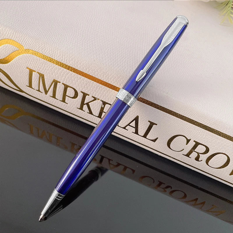 Classic Brand PARKER Metal Ballpoint Pen 0.7mm Blue Ink Business Office Signature Ballpoint pen
