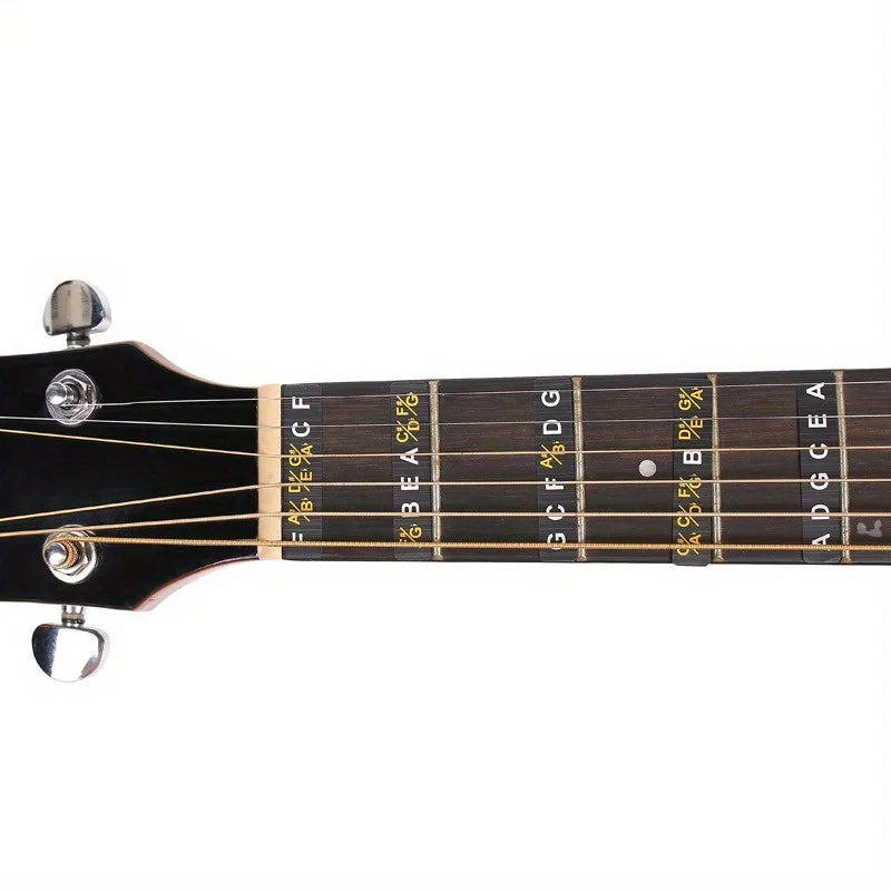 1 Pc Guitar Fretboard Stickers Scale Note Sticker Suitable For Classic Acoustic Electric Guitar