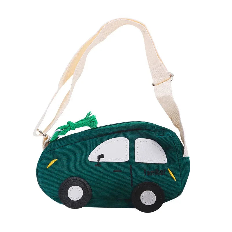 2024 Fashion Mini Crossbody Bag Packet Children Baby Boys Girls Car Shoulder Bag Handbags Cartoon Mini Coin Purse