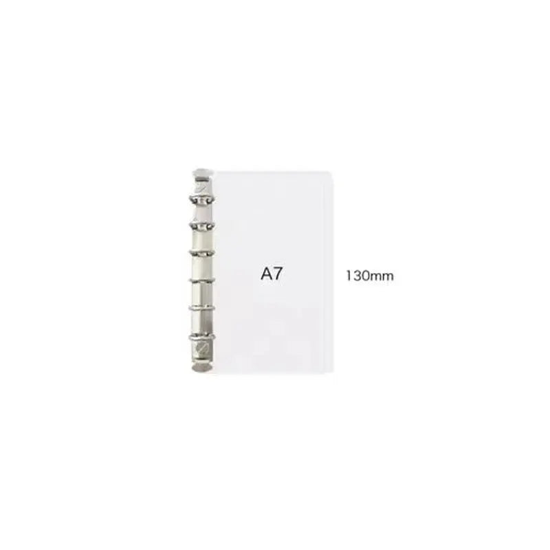 A6/A7/A8 Size Metal Spiral Rings Binder Clip Loose-Leaf Notebook DIY Scrapbook Planner Fill Paper Storage Folder Accessories
