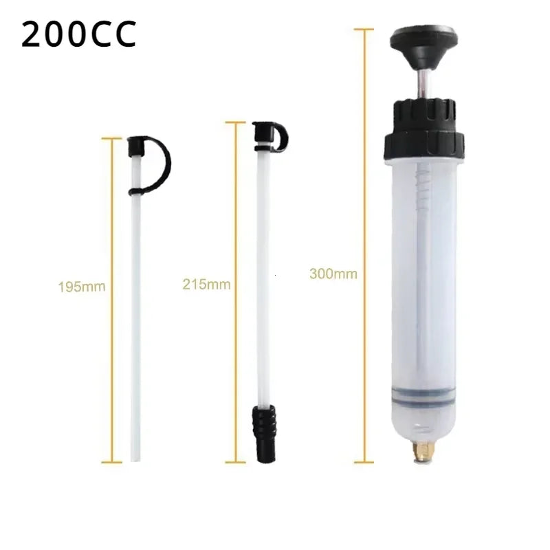 Car OilFluid Extractor Filling Oil Change Syringe Bottle Transfer Automotive Fuel Extraction Pump Hand Tool Oil Extractor Pump