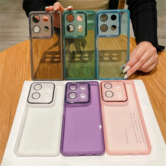 Cover For Infinix Note 30 Case TPU Soft Silicone Transparent Phone Case For Infinix Note30 4G 5G Camera Protection Capa Bumper