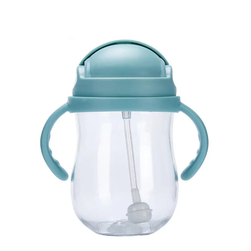 Silicone Feeding Kids Toddler Newborn Baby Drink Cups Water Bottles Kids Drinking Sippy A Cup with Straw Infantil Drinker