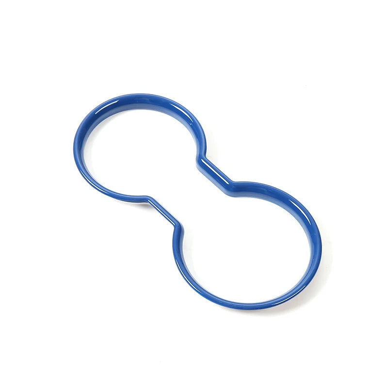 JIDIXIAN fit for Jeep Wrangler JK 2011 2012 2013 2014 2015 2016 2017 Car Interior Front Water Cup Holder Decoration Cover