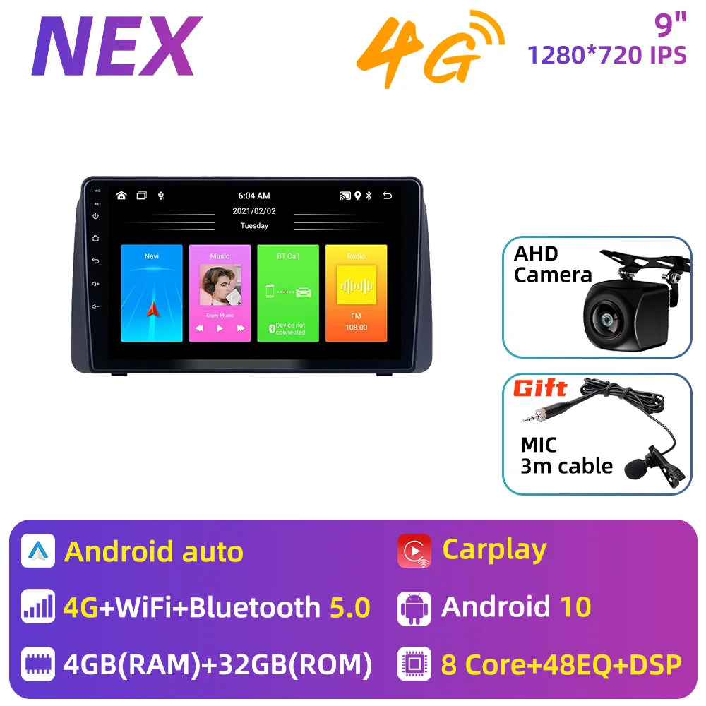 2 Din Android Car Radio for Chrysler Grand Voyager 5 for Dodge Grand Caravan 2011-2020 Screen GPS Multimedia Stereo Head Unit