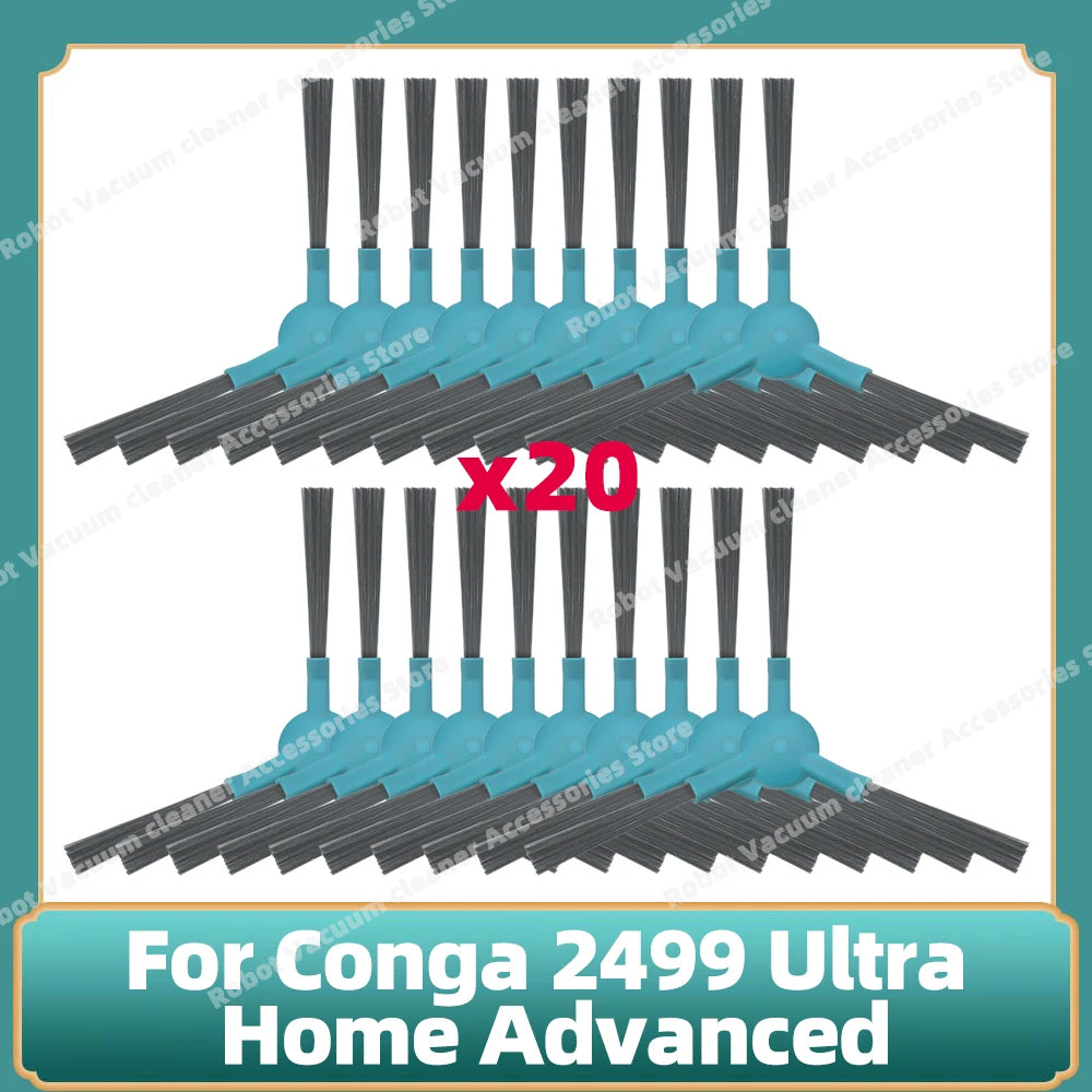 Fit For Conga 2499 Ultra Home Advanced Titanium / Atvel SmartGyro R80 Base Main Side Brush Filter Mop Cloth Dust Bag Parts