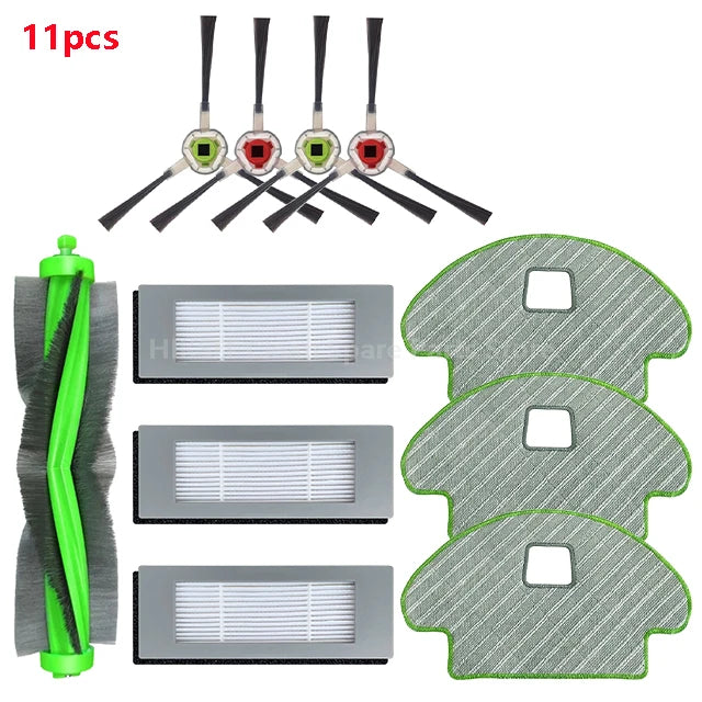 Main Brush Side Brush Hepa Filter Mop Cloth Accessories For iRobot Roomba Combo 111 / 113 R113840 Robot Vacuum Cleaner Parts