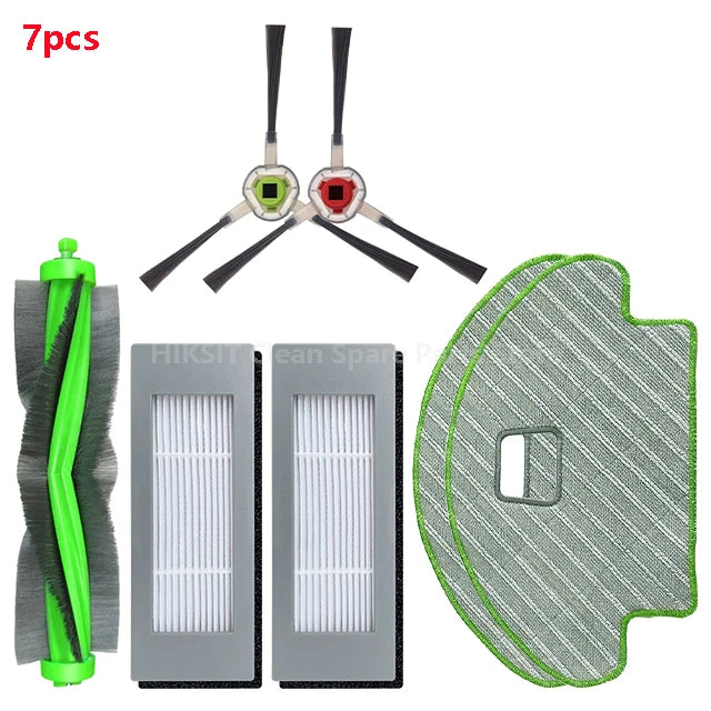 Main Brush Side Brush Hepa Filter Mop Cloth Accessories For iRobot Roomba Combo 111 / 113 R113840 Robot Vacuum Cleaner Parts