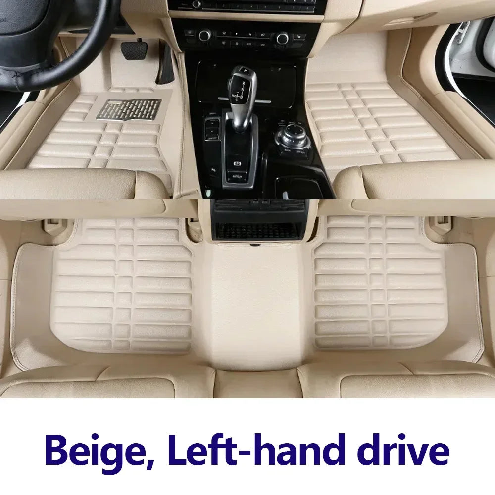 Car Floor Mat For Toyota RAV4 XA30 2006 2007 2008 2009 2010 2011 2012 Leather Pad Foot Carpet Left Hand Driver Cover Accessories