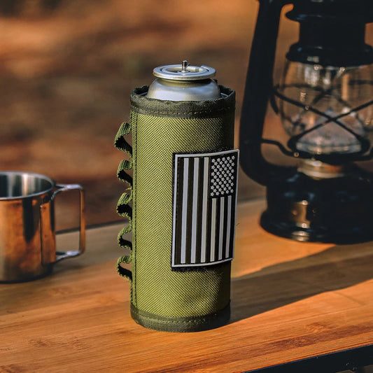 Outdoor Camping Gas Can Protective Cover Outdoor Tactical Fuel Cylinder Sleeve Camping Anti-Fall Gas Can Tank Protective Covers