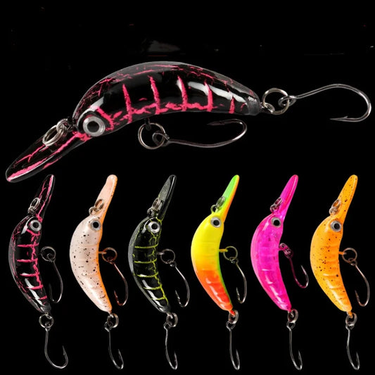 5.2cm/2.6g Micro Rice Worm Slow-sinking Plastic Fake Bait Artificial Hard Bait Bionic Lure Trout Pike Bass Fishing Accessories