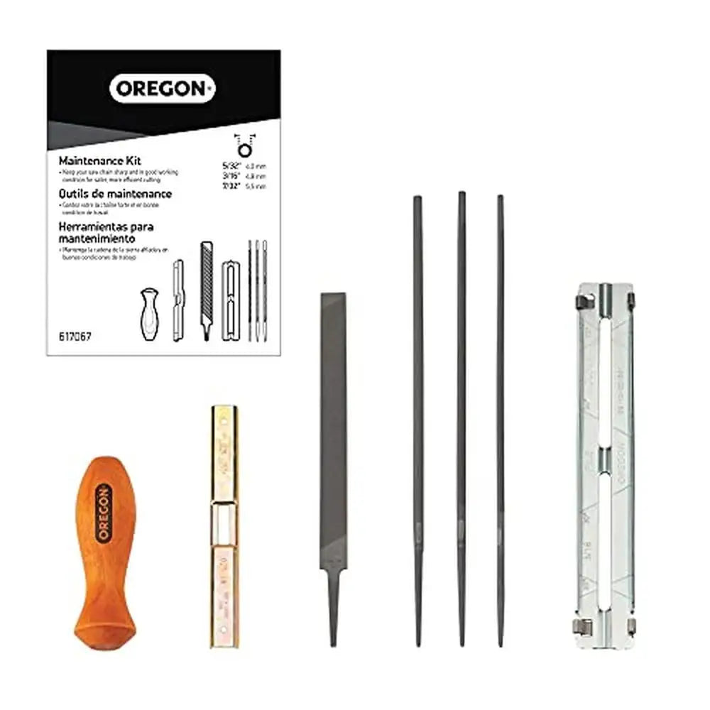 Compact Universal Chainsaw Chain Sharpener Field Kit Grinder Set 410-120 Stihl Husqvarna Sharpening Tool 5/32 3/16 7/32 Inch