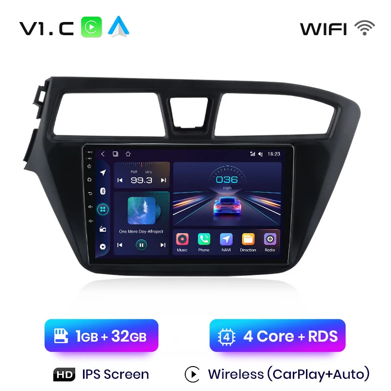 Junsun V1 Carplay Android Radio for Hyundai I20 2014 2015 -2018 2019 AI Voice 4G Car Multimedia Navigation GPS 2din autoradio