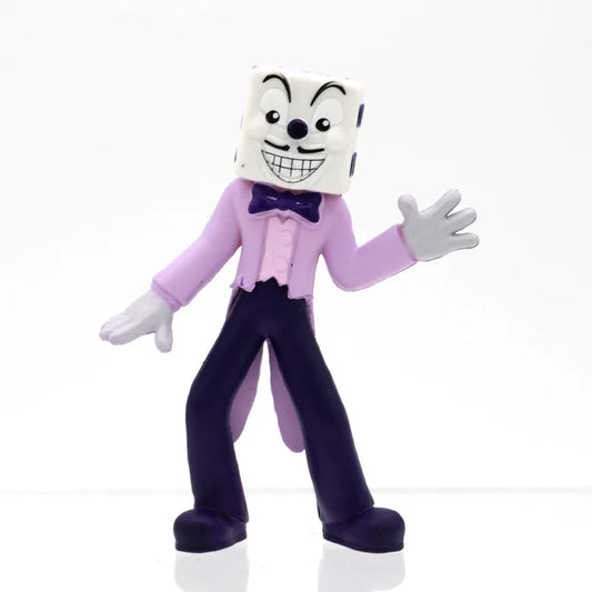 6pcs 9cm PVC Cup Head Game Model Cuphead Anime Action & Toy Figures Set