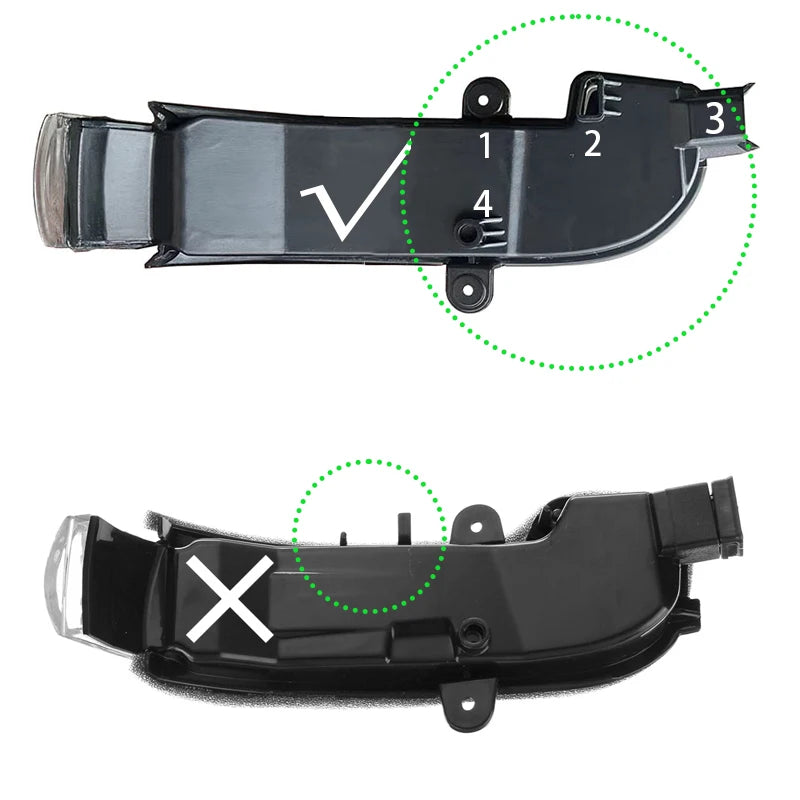 4Door Auto LED Mirror Turn Signal Light For Mercedes-Benz C-Class W203 C230 C240 C32 2004 2005 2006 2007 2038201521 2038201621