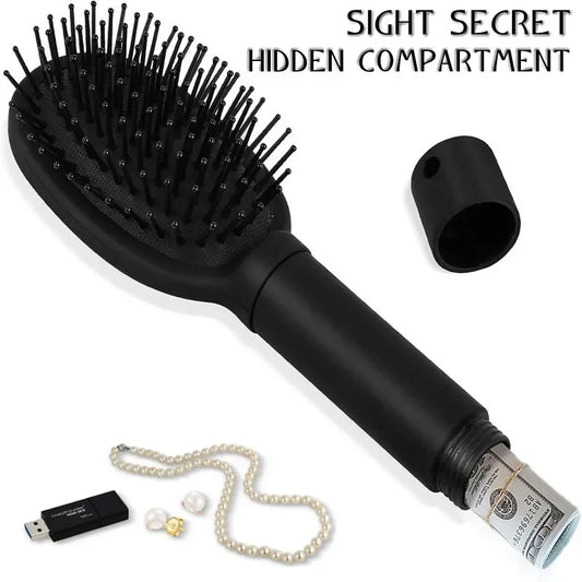 Sight Secret Hair Comb Hidden Storage Compartment Concealment Travel Diversion Stash Safe Container Hide Cash Ring Necklace
