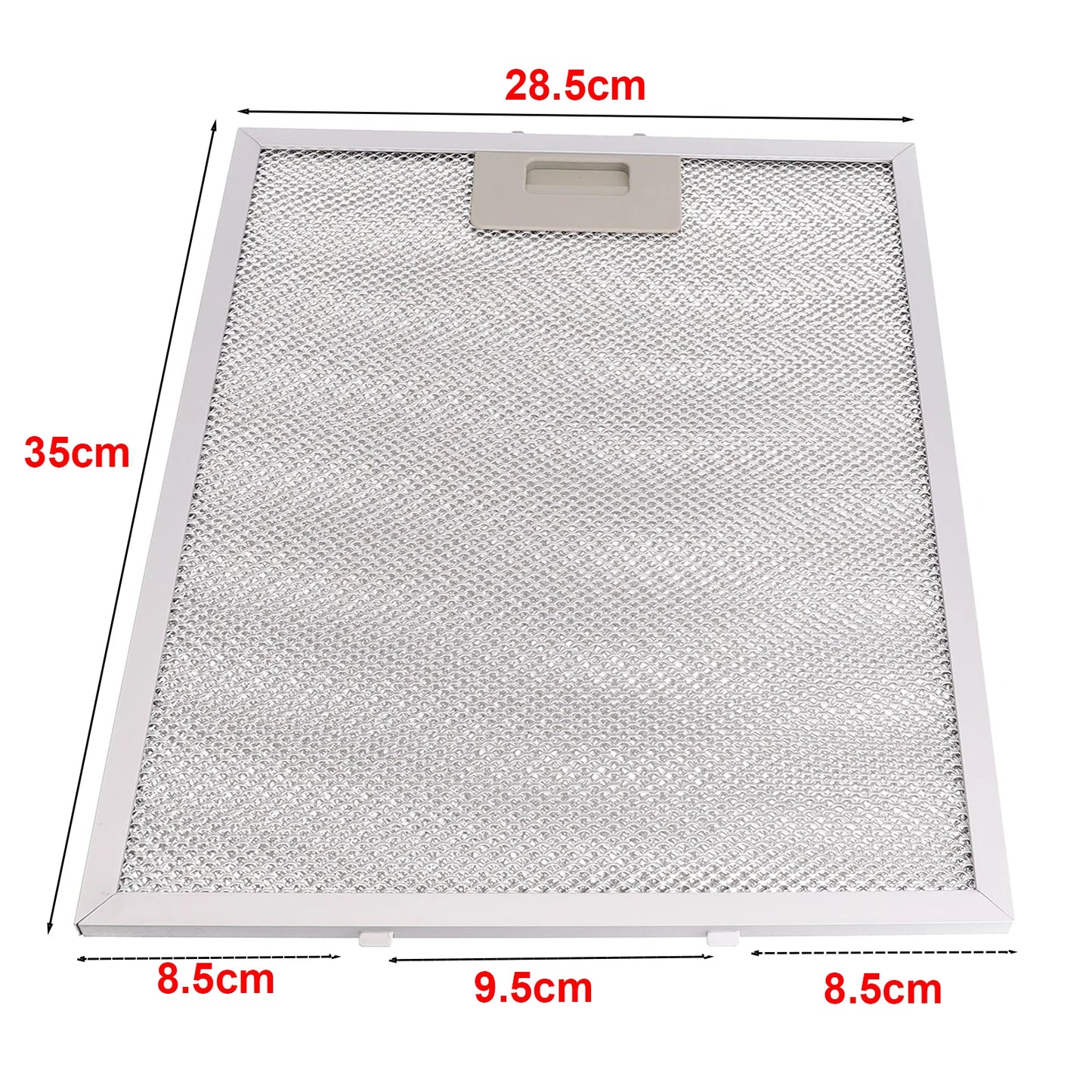 Kitchen Cooker Hood Filters Metal Mesh Extractor Vent Filter 350 X 285 X 9mm Silver Hoods Oil Filter Range Aspirator Filter