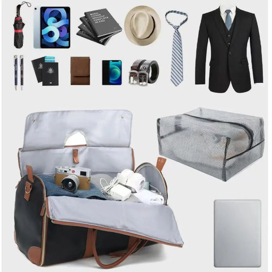 Storage luggage bag, suit travel storage bag, men's suit travel bag, hand-held folding bag, fitness bag, storage bag