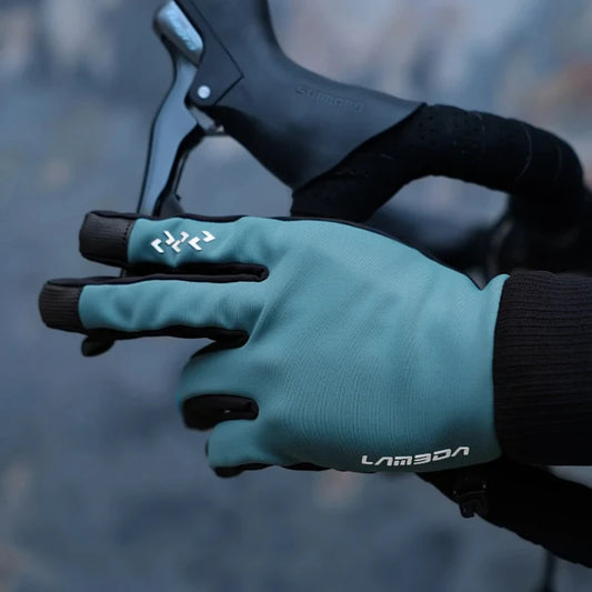 Lameda Men's Cycling Gloves Windproof Winter Gloves For Men Anti-slip Thermal Gloves Touch Screen Cycling Gloves