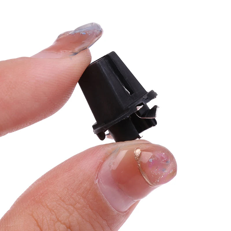 10Pcs T5 B8.5D Twist Lock Plug And Play Bulb Holder Sockets For Speedometer Instrument Gauge Cluster Dash Car Part Accessories