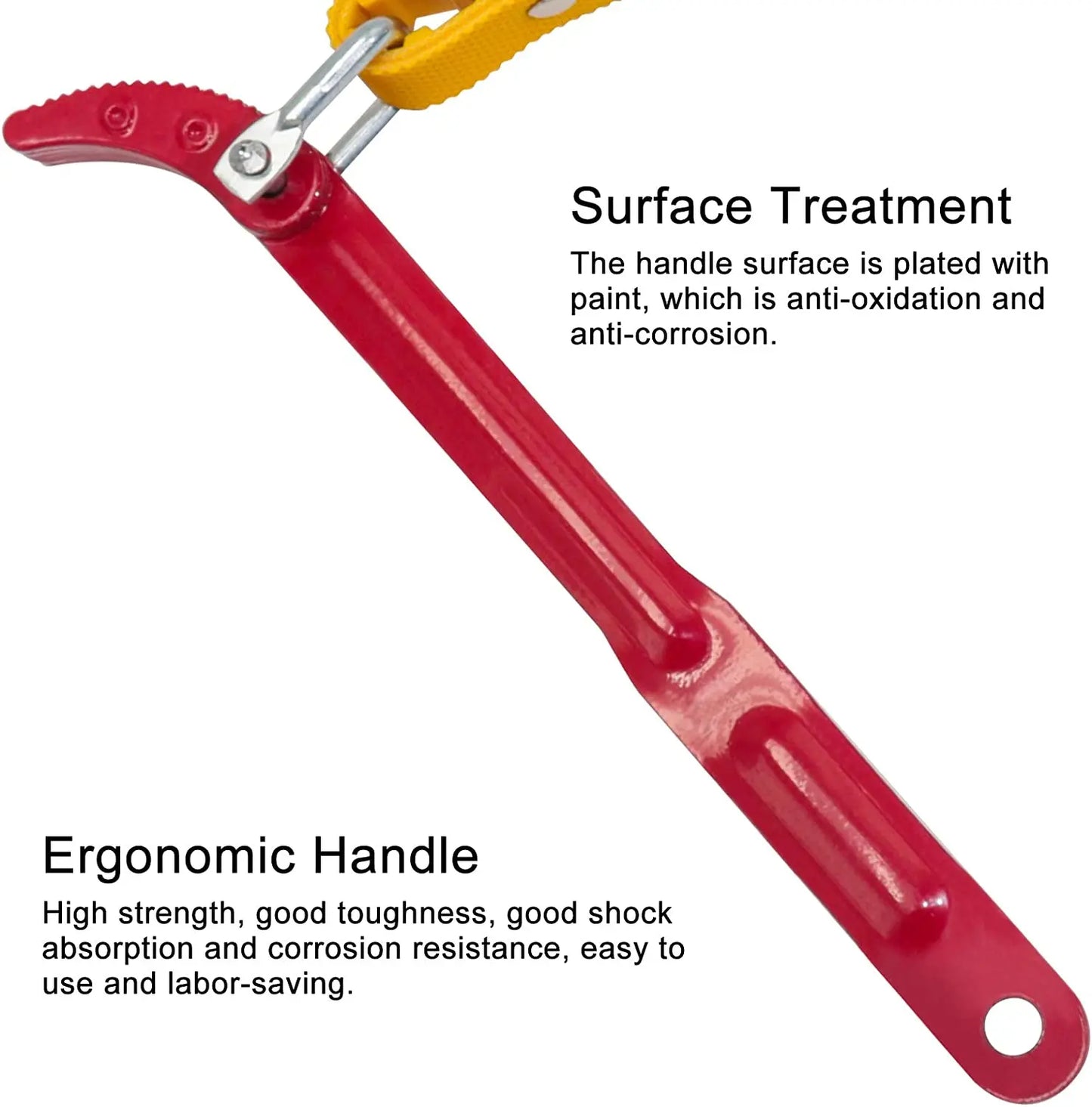 Belt Wrench Oil Filter Puller Strap Spanner Chain Wrench Strap Opener Adjustable Strap Opener Filter Disassembly Tool