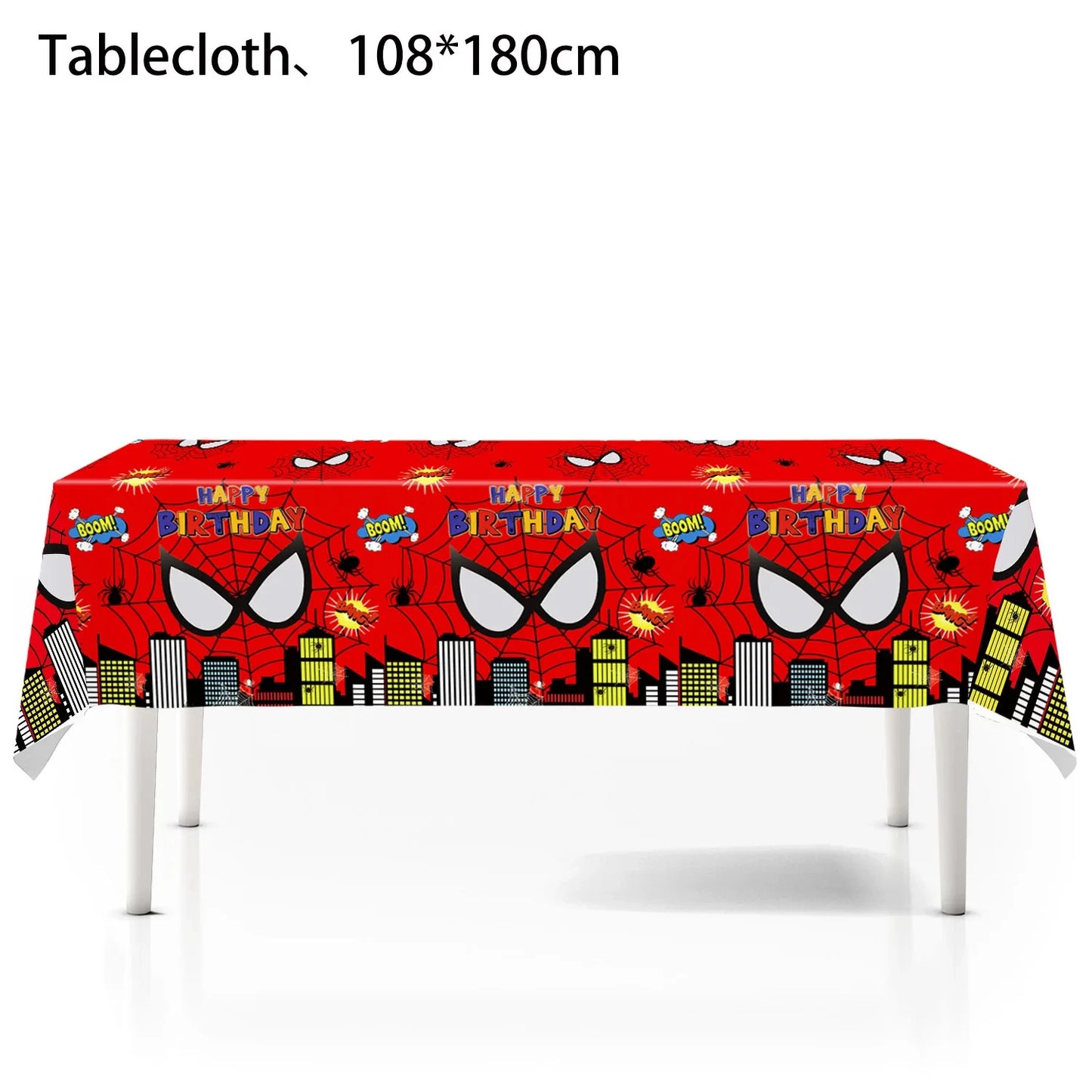 Tablecloth Decorations Spiderman Birthday Party Supplies Spiderman Theme Disposable Table Cover Kid Birthday Party Supplies Baby