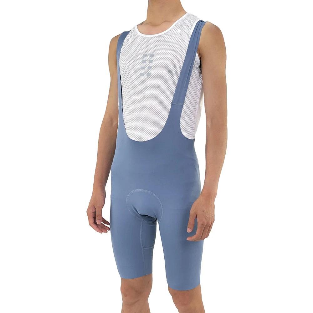 WOSAWE Spring Summer Shoulder Strap Riding Pants Men's Shorts Professional Road Bicycle Pants