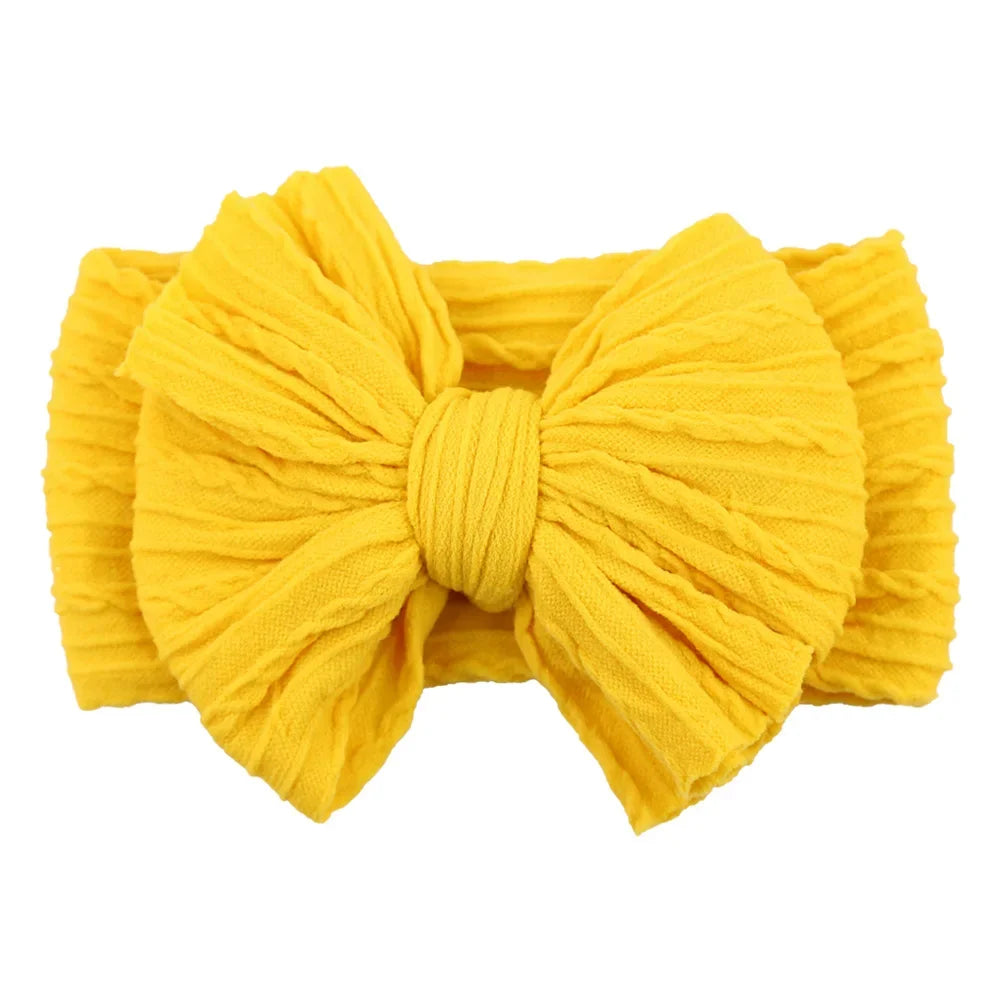 Cute Bowknot Baby Headband Turban Soft Elastic Baby Girls Hairband for Children Newborn Headwraps Headwear Kids Hair Accessories