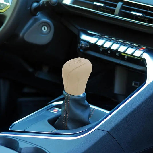 Car Silicone Gear Shift Knob Cover Gear Shift Non-Slip Grip Handle Protective Covers Manual 5 6-speed Car Interior Accessories