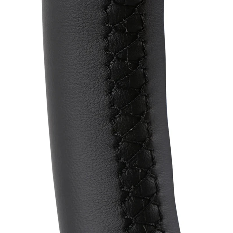 Braid Car Steering Wheel Cover For Ford Mondeo 2007-2014 Galaxy 2006-2015 S-Max Microfiber Leather Steering Wrap Car Accessories