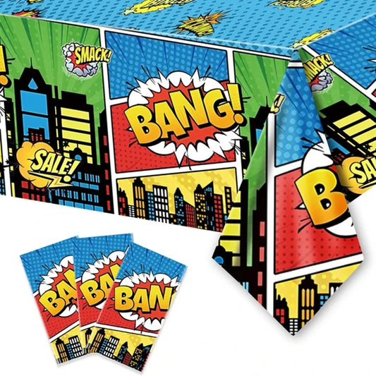 Tablecloth Decorations Spiderman Birthday Party Supplies Spiderman Theme Disposable Table Cover Kid Birthday Party Supplies Baby