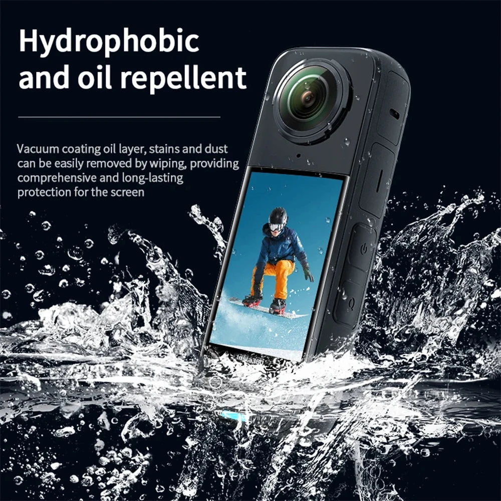 5D Protective Film for Insta360 X4 Screen Protector Anti-scratch Film for Insta360 X 4 Camera Screen Protector (Not Glass)