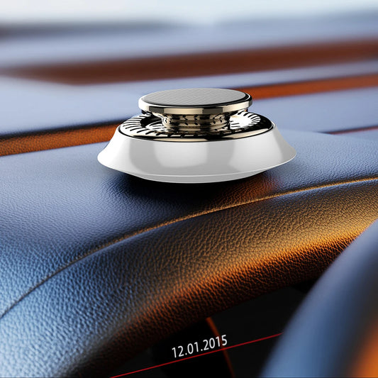 1pc Car Air Solar Creative Rotation Perfume Diffuser Small Lasting Fragrance Air Cleaning Car Interior Accessories