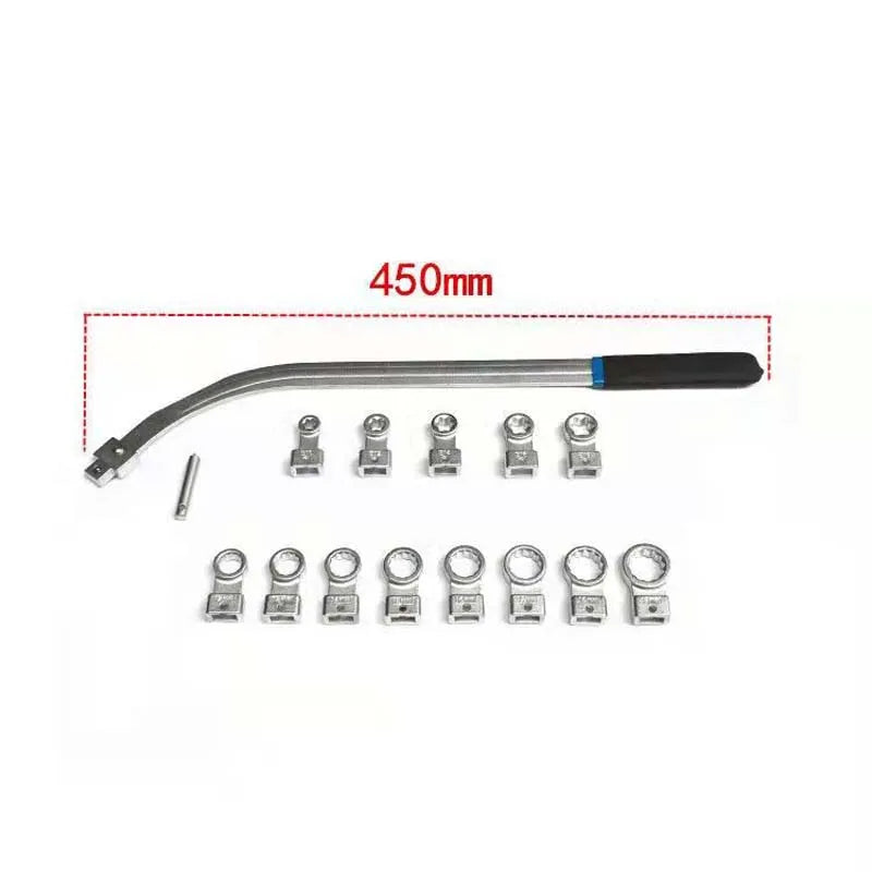 15pc Auxiliary Timing Belt Tensioner Pulley Wrench Set 12-19mm