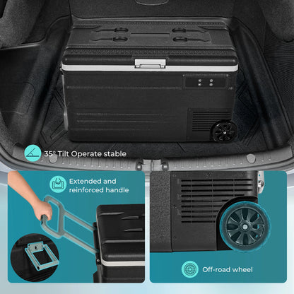 SIMZLIFE 75L Portable Car Refrigerator Compressor Fridge Freezer Cooler Ice Box Keep Cool for Camping Fishing Trip Truck Boating