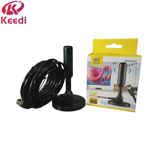 Antena Digital 360 Full HD 1080 Para TV Keedi 300 5M