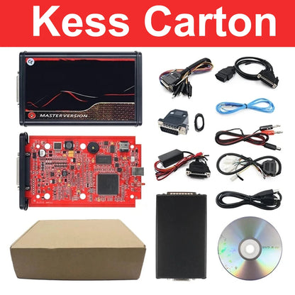 Kess Ktag Ecu programmer Kess V2 V5.017 Online 2.80 EU Red KTAG 7.020 2.25 ECU Chip Tuning Unlimited Repair Kit Complete Toolbox