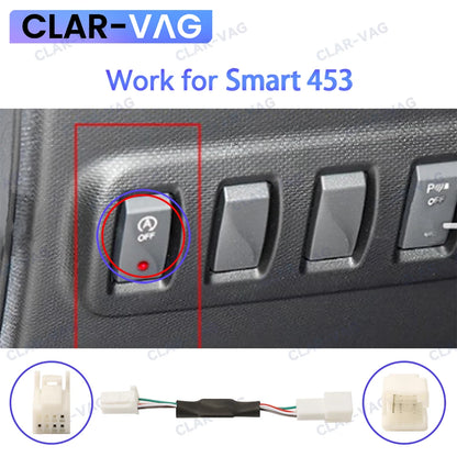 Car Accesorries For Smart 453 451 Automatic Stop Start Engine System Off Device Control Sensor Plug Cancel Cable
