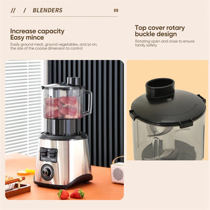 3in1 Stationary Blender Heavy Heavy dutal Commercial Ice Smoothies Appliances for shopping Professional High Power Food Processor