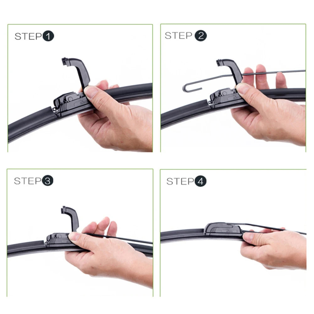 Xukey Windshield Windscreen Wiper Blades For Dodge Journey 2008- 2018 Front Rear Window 2009 2010 2011 2012 2013 2014 2015 2016